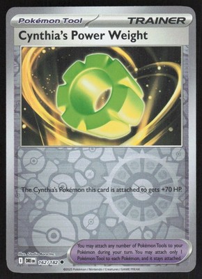 Cynthia's Power Weight Uncommon Reverse Holo 162/182 NM SV10: Destined Rivals Po