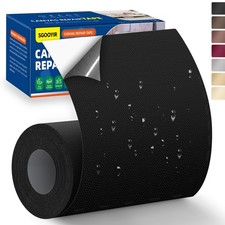 Self-Adhesive Canvas Repair Tape, 4" x 79" Waterproof x 79", Black