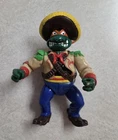 Vintage 1992 TMNT Wacky Wild West Bandito Bashin’ Mike Michelangelo Figure