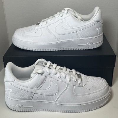 Kobe Bryant x Nike Air Force 1 Low Forever White Snakeskin