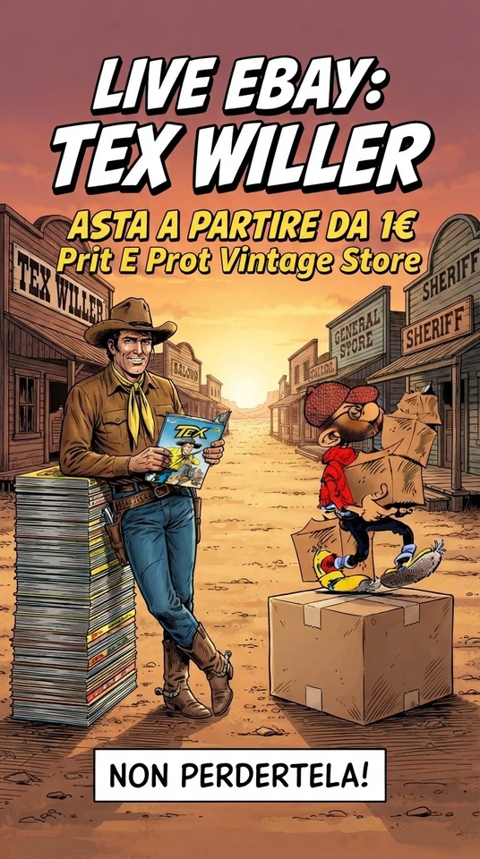 Tex! Live Fumetti Tex - Bonelli - Asta 1€