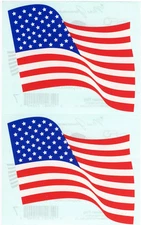 Mrs. Grossman's Giant Stickers - American flag in memory of sep 11th 2001
