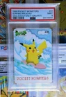 1998 Surfing Pikachu SEALDASS POCKET MONSTERS FANCY GRAFFITI 01 PSA 9 Mint