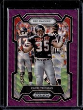 2024 Panini Prizm Draft Picks #78 Zach Thomas Purple Wave