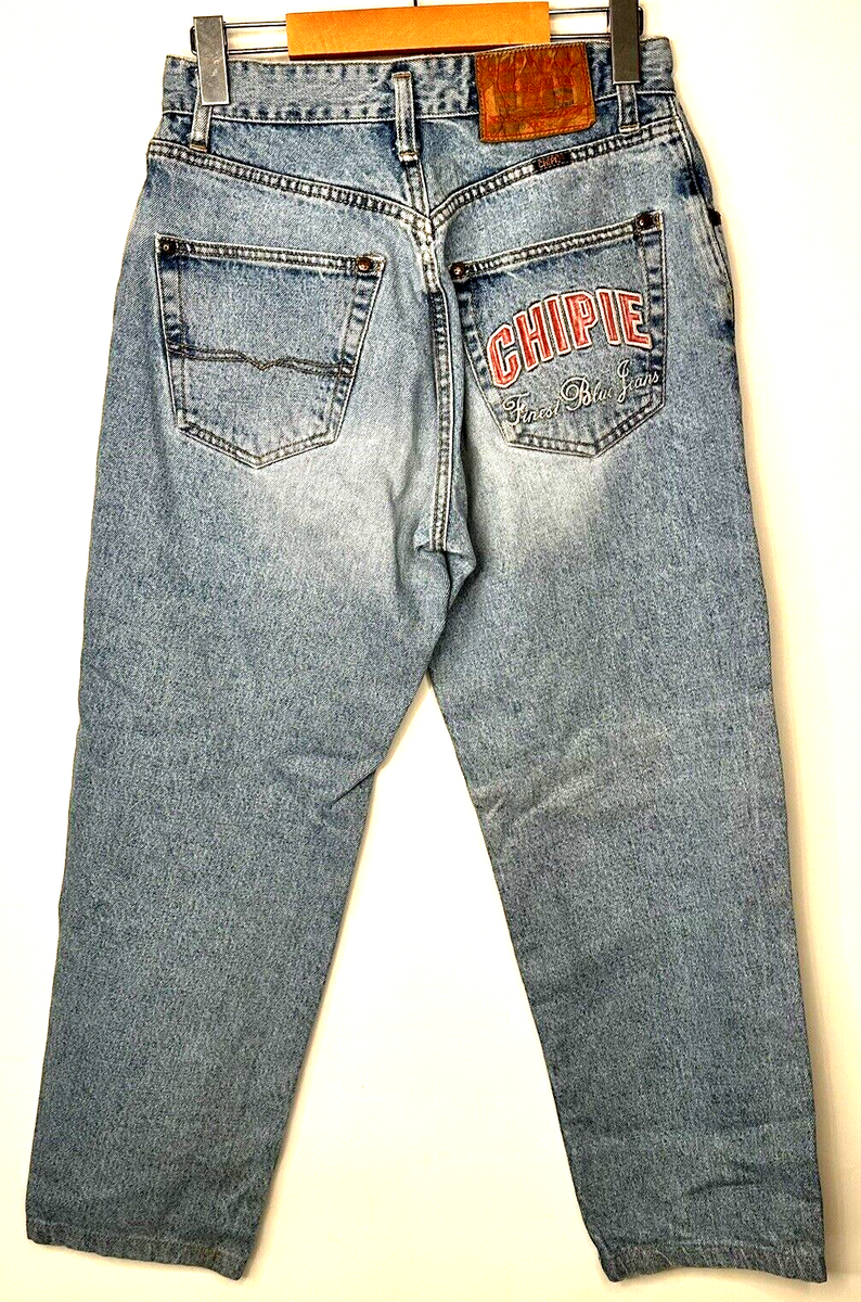 Jean Venezia Vintage Années 90 Taille Haute 18 - Bouton Fly, Coupe Droite, Occasion Très Bon état