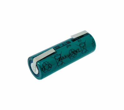 Akku für Oral B 1,2V 2700mAh FDK/Sanyo 17x50mm ''ältere Version'' 9000 3731 3738 
