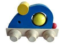 DREWA Maus-Laufteil für Kugelbahn, rot oder blau