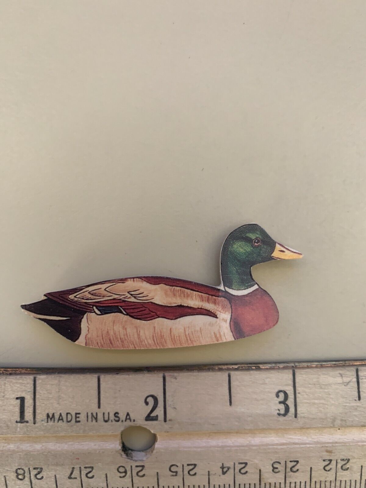 painted Painted Wood duck Mallard-Lark Rise Designs England-Vintage | eBay