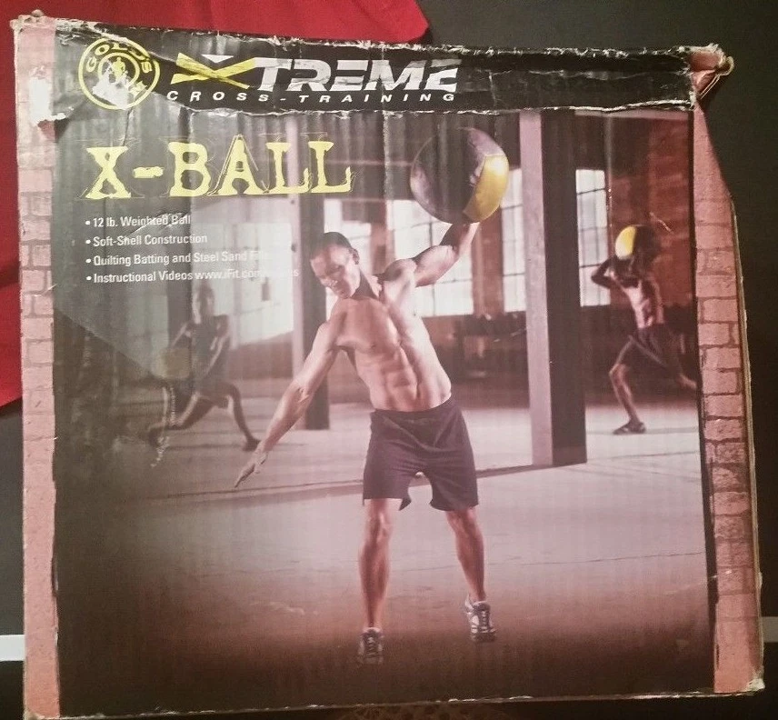 Gold's Gym Xtreme Cross-Training X-Ball Exercise Workout 12 Lb Weighted - Image 3 of 3