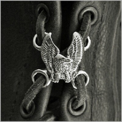 EAGLE SIDE LACE VEST EXTENDER  6 Pack biker harley motorcycle jacket