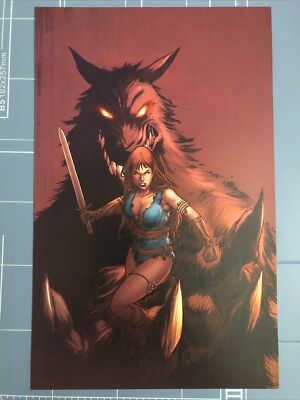 Red Sonja Unchained #1 COVER Dynamite Comics Poster 8x12 Walter Geovani