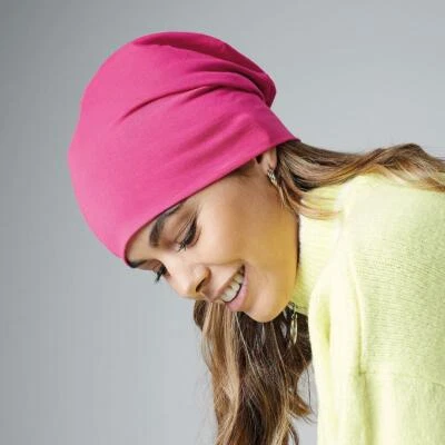 Cuffia morbida BEECHFIELD sportiva Cotton SLOUCH cotone leggero UNISEX elastane