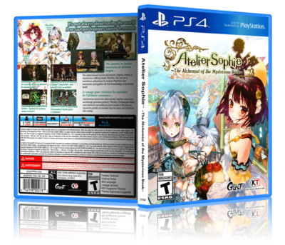 Atelier Sophie: The Alchemist of Mysterious Book  -Custom PS4 Cover&Case.NO GAME