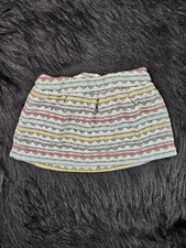 Genuine Kids From OSHKOSH Multi Colored Sweater Skirt -Zipper 12m 