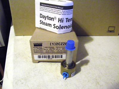 #ad #ad Dayton 2CZZ6 HI Temp Steam Solenoid Valve New In Original Box $74.99