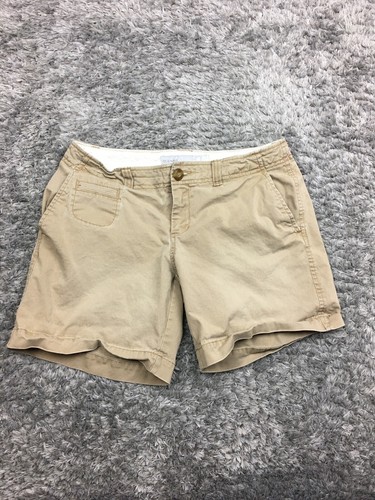 Old Navy Khaki Chino Shorts Womens Size 