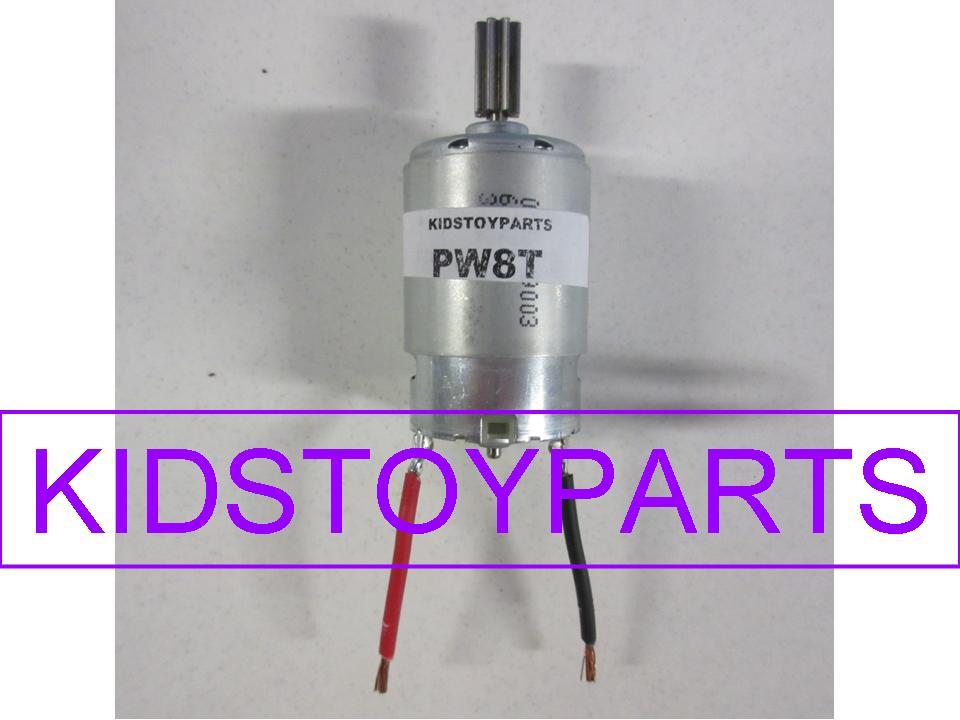 1x DYNATRAX 6 VOLT 8T 3A 3B Motor FITS SOME OF THE Power Wheels GEARBOXES