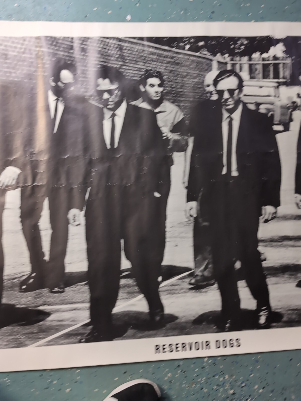 RARE! XL Vintage Reservoir Dogs Black & White Movie Poster 54x38, Printed in UK