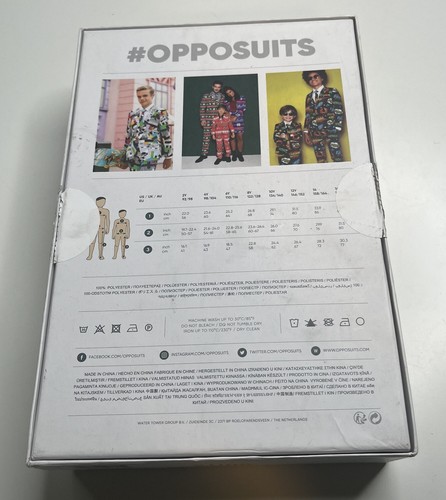 Opposuits NIB boys size 4 white knight suit jacket pant tie set R9 - Picture 3 of 4