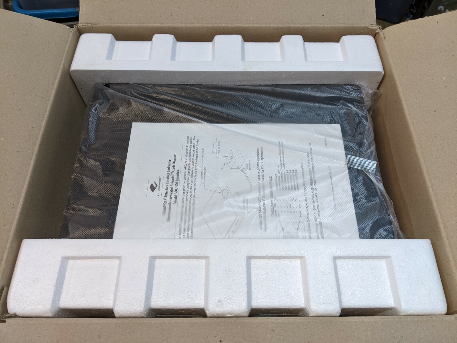 APG Vasario 14x16 Multipro Cash Drawer Key Cable Vp452bl1416 for sale