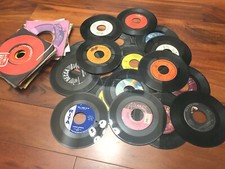 Crafting Lot of 12 45's Records Jukebox 7" 45 RPM vinyl records Juke Box Party