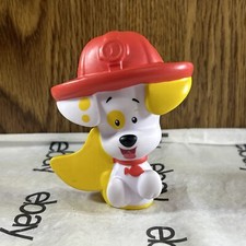 2013 Mattel Nickelodeon Fireman Dog Bubble Guppies Hard Rubber Figure.