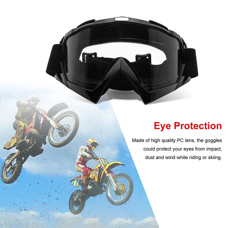 Windproof Motorcycle Protective Goggles Motocross ATV Dirt Bike Racing Eyewear - Image 4 of 4