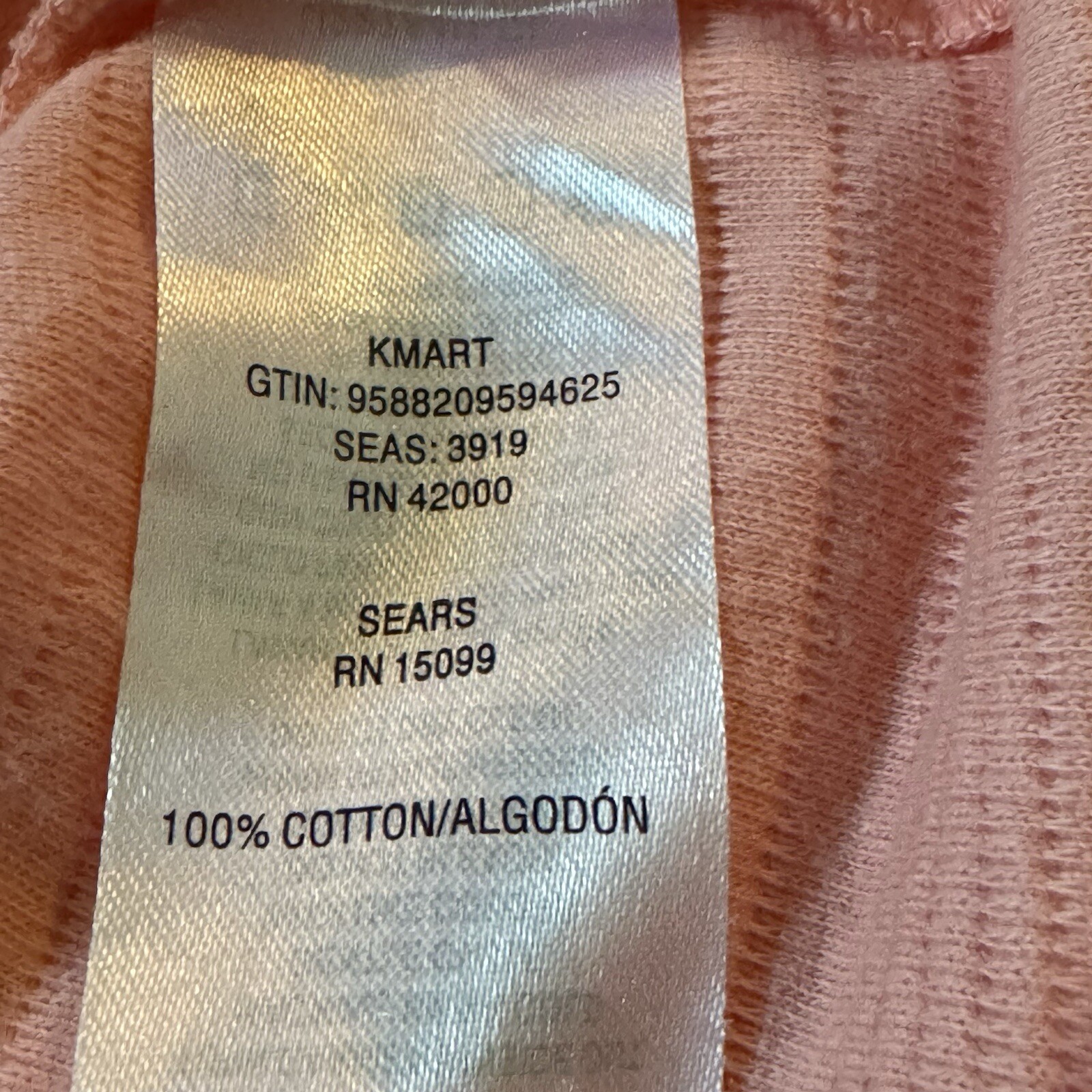 Basic Editions Large Shirt Top Pink Solid Short S… - image 6