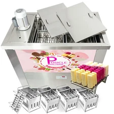 USA Commercial 4 mold sets ice pops machine, ice popsicle sticks making machine