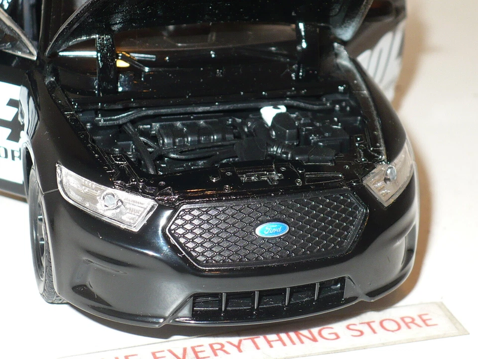 WELLY FORD POLICE INTERCEPTOR BLACK 1:24 SCALE USA FREE SHIP  - Image 4 of 4
