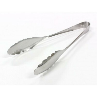 Japanese Stainless Steel Kitchen Tongs BBQ Cooking Serving Tool 9.5 inch S-1857
