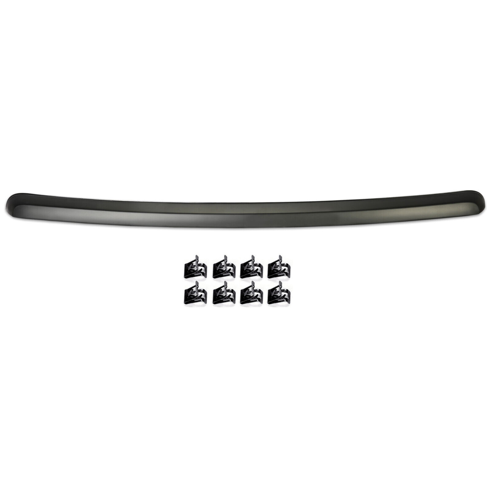 Black Front Hood Molding Trim Moulding For 0713 GMC Sierra 1500 2500HD