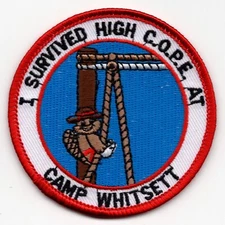 I Survived High COPE At Camp Whitsett 2006 LAAC California c1980 BSA Patch 3"