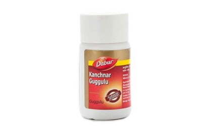 Dabur Kanchnar Guggulu For Skin Problem Tumors Cervical Glan (120 Tablets)