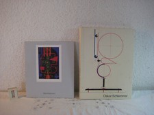Kunstkatalog von Oskar Schlemmer und Max Ackermann aus Sammlung