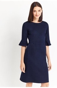 oasis flute sleeve dress