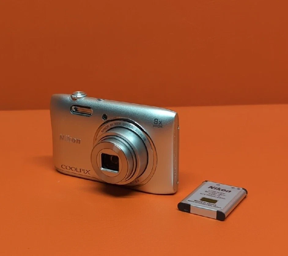 Nikon COOLPIX S3600 20.1MP Digital Camera 8x Wide Zoom *Camera +