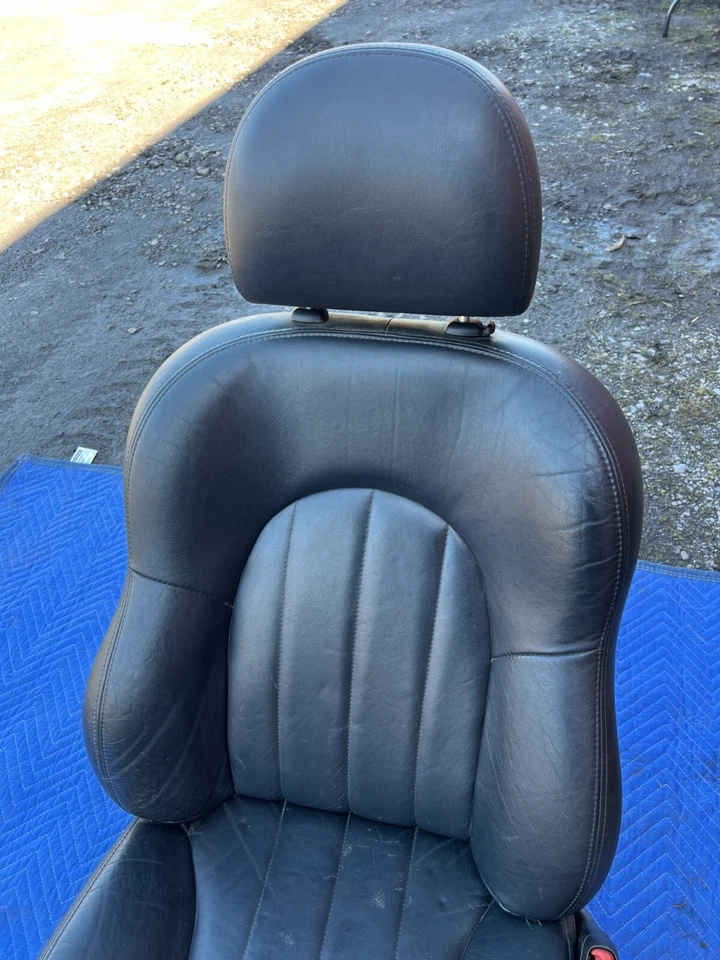 Assento balde elétrico 2001-2004 Chrysler 300M dianteiro direito couro preto fabricante de equipamento original #56MC - Imagem 4 de 4