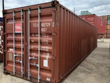 Used 40' Dry Van Steel Storage Container Shipping Cargo Conex Seabox Salt Lake 