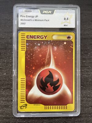 FIRE ENERGY JP - POKEMON 2002 MCDONALD S E PCA9.5 MINT PSA