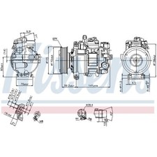 Kompressor Klimaanlage Klimakompressor passend für Audi A4 8E2 B6 8EC B7 8E5 8ED