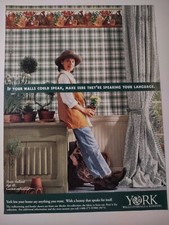 York Wallcoverings and Borders If Walls Could Speak Vintage Print Ad