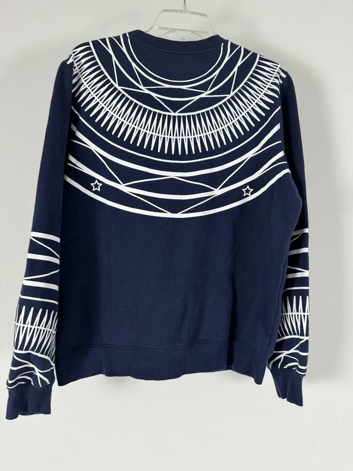 Blak by Rocawear Sweatshirt Women’s Large Crewneck Magic Number 9 In Navy Blue - Изображение 2 из 4