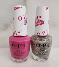 O.P.I. Nail Lacquer Barbie Collection- NLB018  Hi Barbie! & NBL014 Every Night 