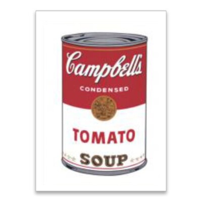 Campbell's Tomatensuppendose von Andy Warhol A6 Postkarte - £0,99