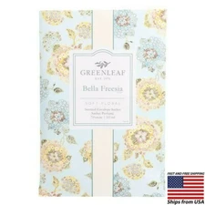 GREENLEAF Large Scented Envelope Sachet - Bella Freesia - 3 pack - Made In USA