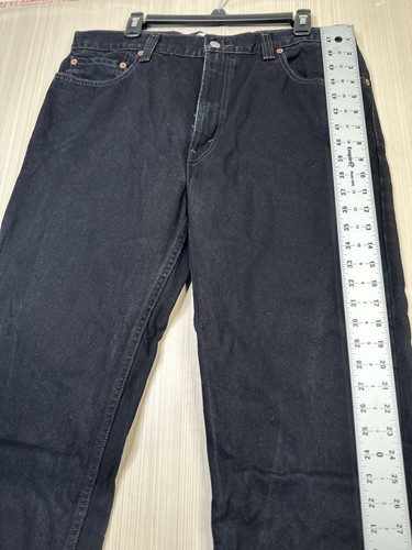 Men's Levis Jeans 36x32 Black 505 Timeless Denim for Every Wardrobe - Picture 13 of 18