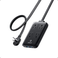 Anker Charging Station, 20W Max 8-in-1 USB-C Power Strip for iPhone Black