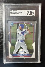 2023 Bowman - Chrome Prospects Josue De Paula (RC) 1st Bowman INVEST SGC 9.5