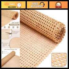 24" x 5FT Rattan Cane Webbing Roll for DIY Caning Projects, Furniture  Chairs